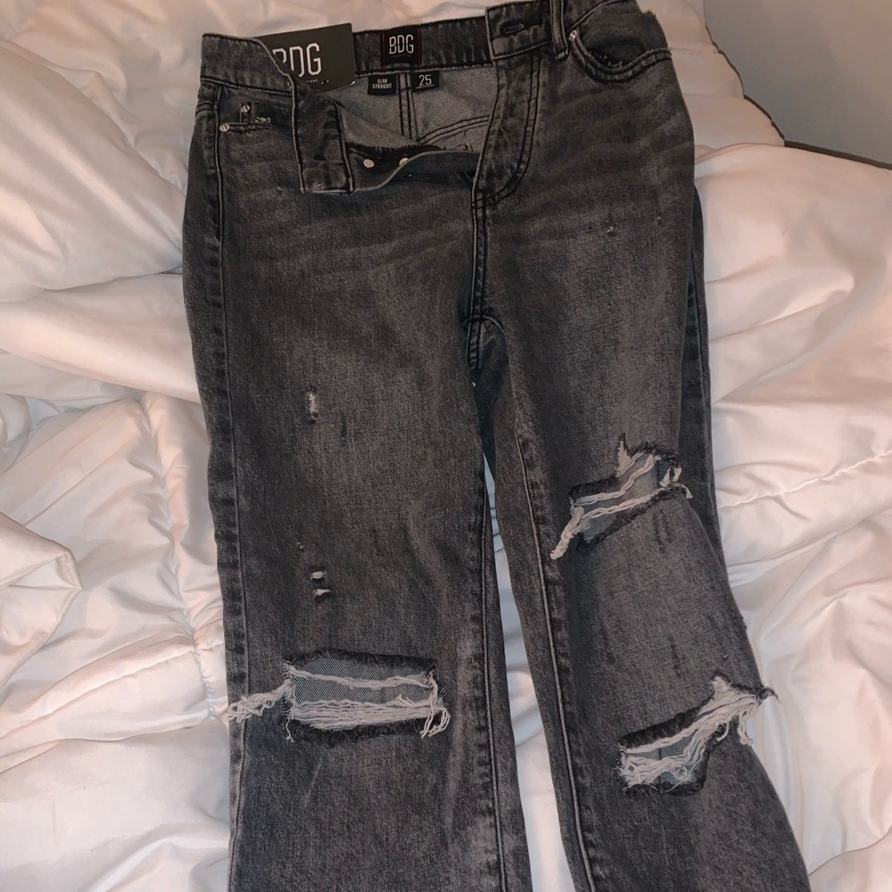 BDG urban outfitters black ripped jeans
